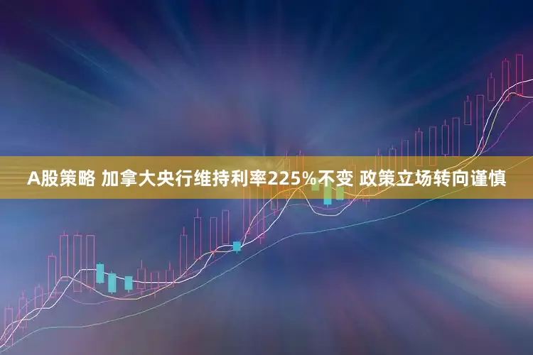 A股策略 加拿大央行维持利率225%不变 政策立场转向谨慎